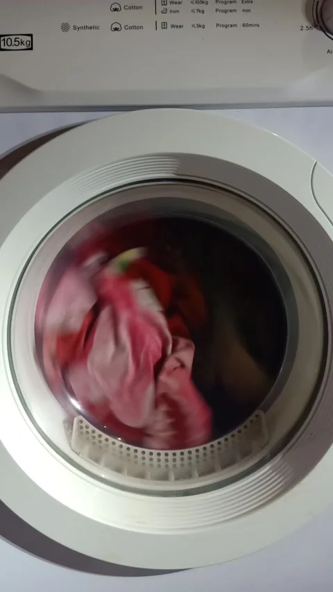 Dryer machine drying the clothes Stock Footage 234118295