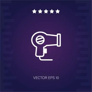 Dryer vector icon Stock Illustration