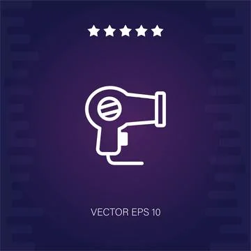 Dryer vector icon Illustrazione stock