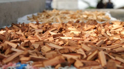Drying Bajakah on the Side Road Close Up, Borneo, HD Stock Footage 148192129