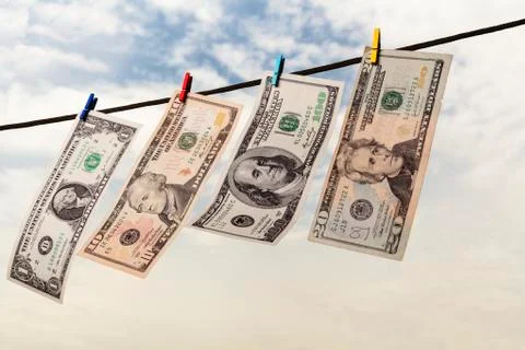 Drying Bills Stock Photos