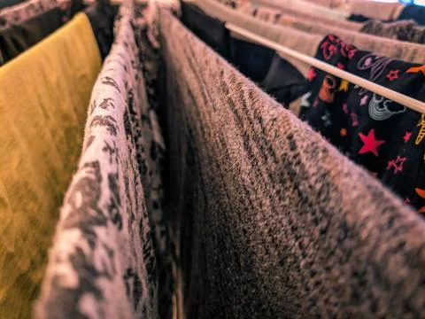 Drying clotches Foto stock