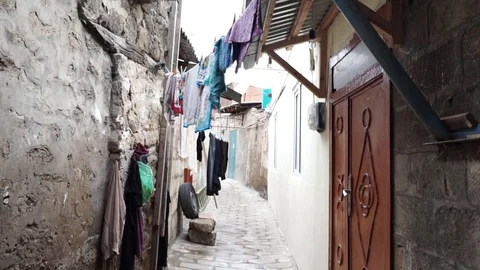 Drying clothes Stock Footage 106836189