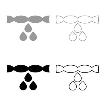 Drying clothes removing squeezing water drip drop out laundry concept set i.. Stock Illustration