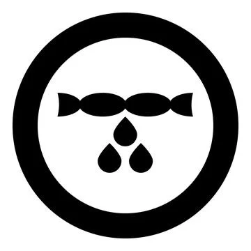 Drying clothes removing squeezing water drip drop out laundry concept icon .. Stock Illustration