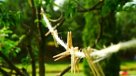 Drying Cord Stock Footage 138458871
