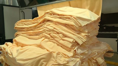 Drying the filaments. Production of textiles. Stock Footage 81208985