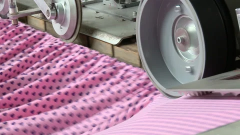 Drying the filaments. Production of textiles. Stock Footage 85948806