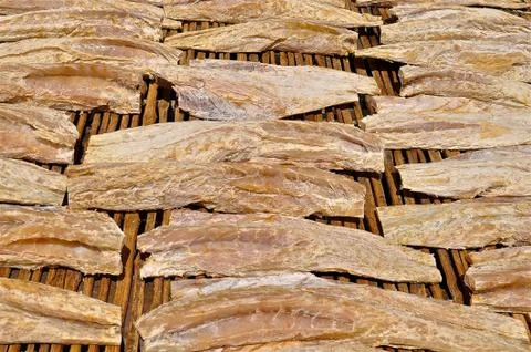 Drying fish Stock Photos