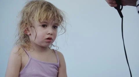 Drying Hair Stock Footage 49726458