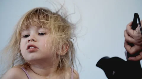 Drying Hair Stock Footage 49727972
