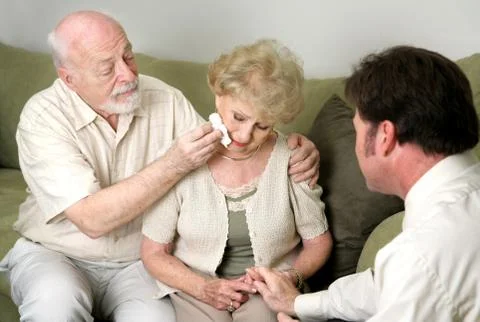 Drying Her Tears Stock Photos