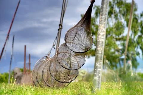 The drying net Stock Photos