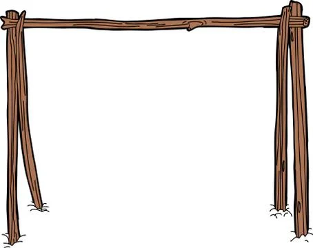 Drying or Cooking Rack Stock Illustration