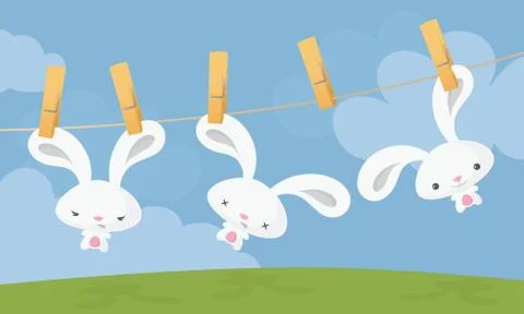 Drying out Stock Illustration