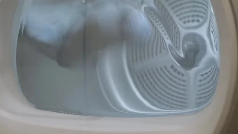 Drying towel in a dryer Stock-Footage 342863983