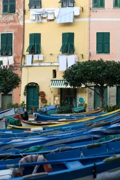 Drying the washing Stock Photos