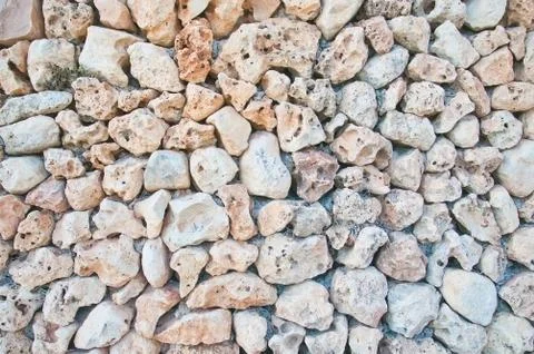 Drystone wall background texture Stock Photos