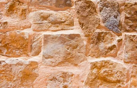 Drystone wall background texture Stock Photos