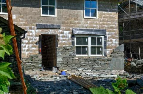 Drystone Wall Cladding Stock-Fotos