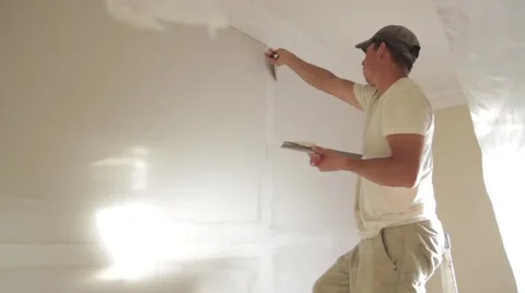 Drywall Construction Plaster Stockbeeldmateriaal 49684619