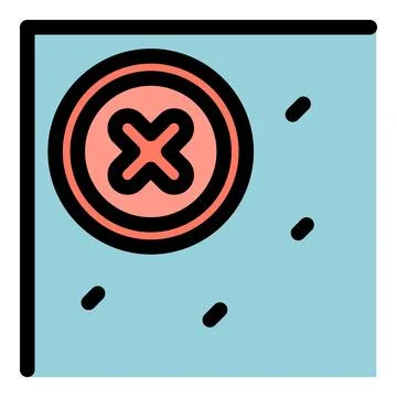 Drywall correction icon vector flat Stock Illustration