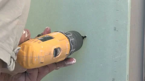 Drywall Stock Footage