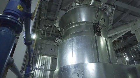 Drywall production plant, new technologies, strength test Stock Footage 115048878