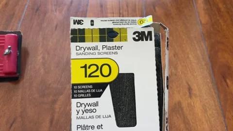 Drywall Sanding Screens Stock Footage 325045664