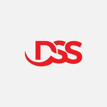 DS DSS Letter monogram Initial Logo Design Template Vector Illustration. DS.. Stock Illustration