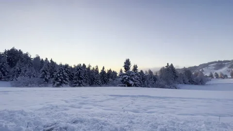 DS Snowy landscape Stock Footage 225678231