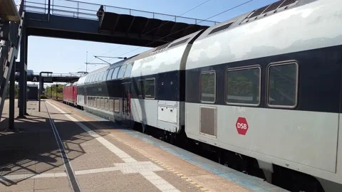 DSB IC3 Train 4K Stock Footage 194101770