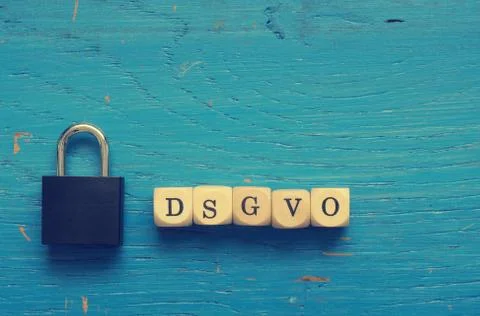 DSGVO concept image Stock Photos