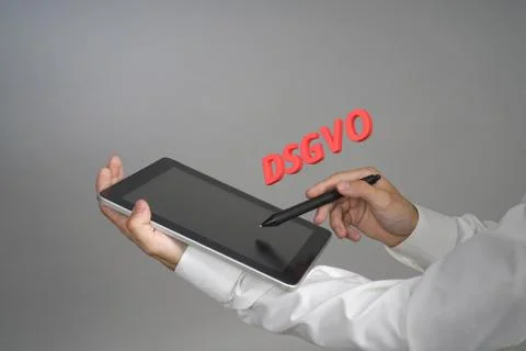 DSGVO, german version of GDPR, concept image. General Data Protection Regulation Stock Photos