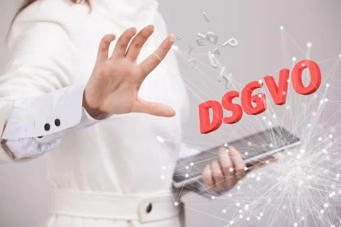 DSGVO, german version of GDPR, concept image. General Data Protection Regulation Stock Photos