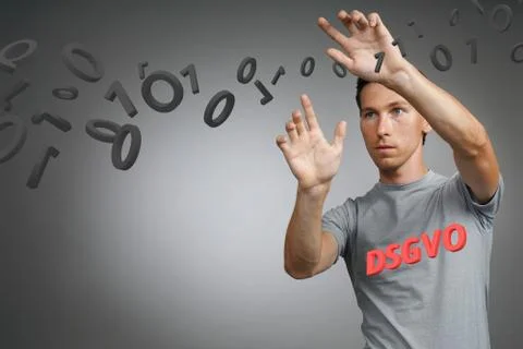 DSGVO, german version of GDPR, concept image. General Data Protection Regulation Stock Photos