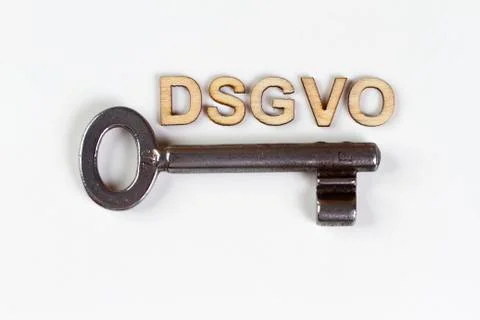 DSGVO is key Stock Photos