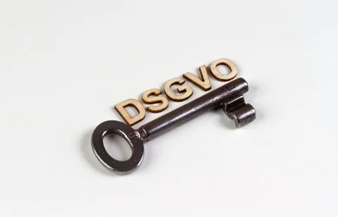 DSGVO is key Stock Photos