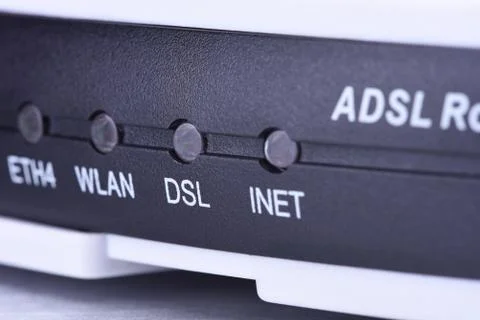 DSL internet router Stock Photos