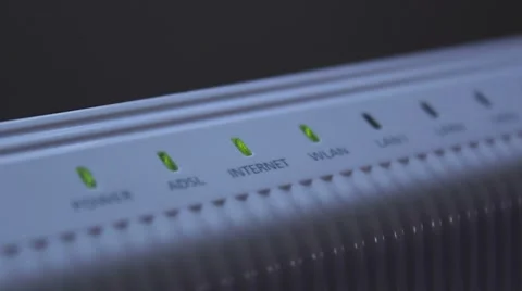 DSL Modem Stock Footage 7523759