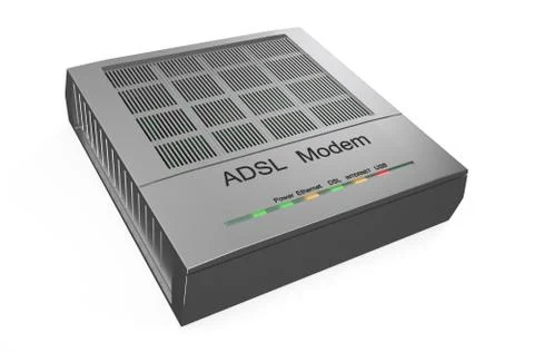 DSL modem Stock Illustration