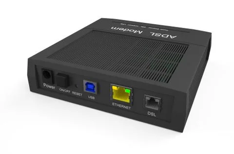DSL modem Stock Illustration
