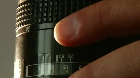 DSLR adjusting focus Stock Footage 20512044