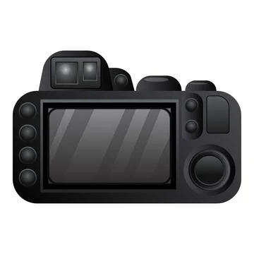 Dslr camera icon cartoon vector. Photo studio 스톡 일러스트