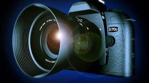 DSLR Camera Intro Stock Footage 2436969