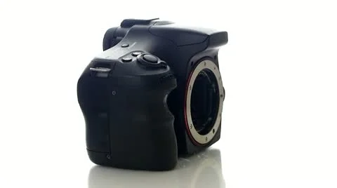 DSLR Camera Rotating 스톡 동영상 21980798