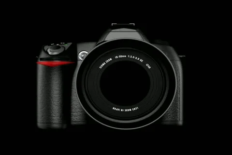 DSLR Camera Transition Stock Footage 10870567