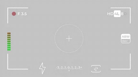 DSLR Camera Viewfinder Flash Transitions Stock Footage 146517341