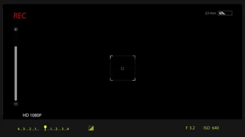 DSLR Camera Viewfinder Stock Footage 39787842