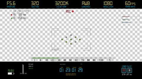 DSLR Camera Viewfinder Stock Footage 46055861